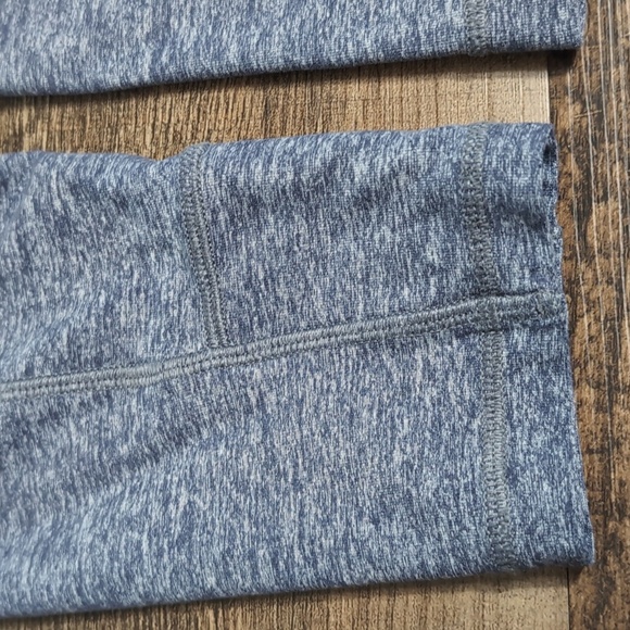 Lululemon Surge Warm 1/2 Zip Pullover Hoodie Size Large In Heathered Gray & Blue - Picture 8 of 10